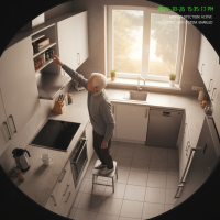 Elderly Monitoring 027 Caution